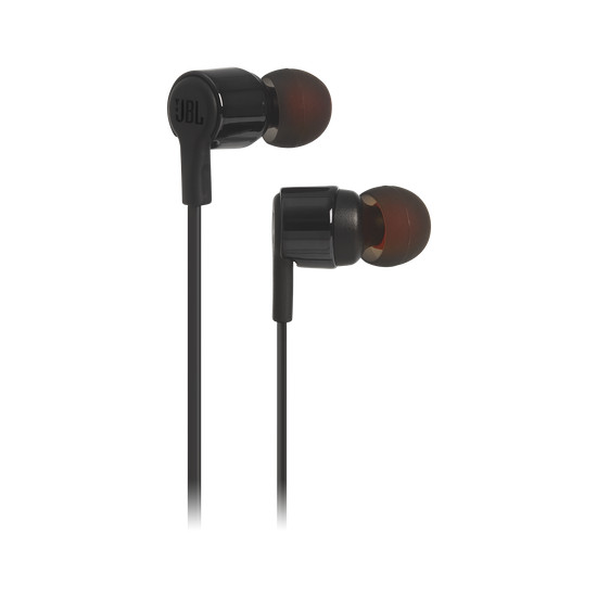 JBL Kit piétons T210 intra-auriculaires jack 3,5mm, Noir