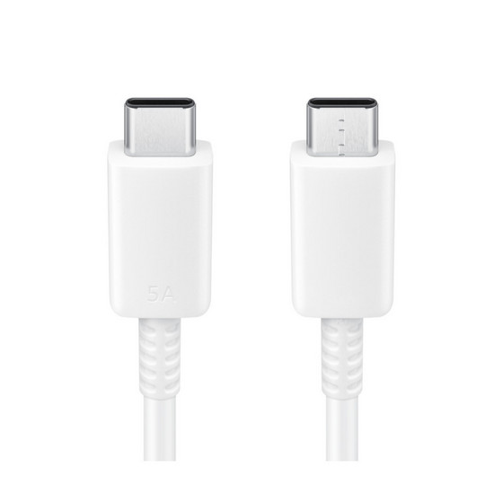 SAMSUNG Cable USB-C vers USB-C, 5A, 1m Blanc