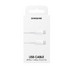 SAMSUNG Cable USB-C vers USB-C, 5A, 1m Blanc