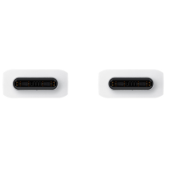 SAMSUNG Cable USB-C vers USB-C, 3A, 1,8m Blanc