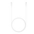 SAMSUNG Cable USB-C vers USB-C, 3A, 1,8m Blanc