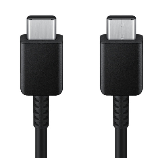 SAMSUNG Cable USB-C vers USB-C, 3A, 1,8m Noir