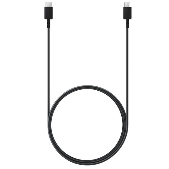 SAMSUNG Cable USB-C vers USB-C, 3A, 1,8m Noir