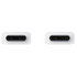 SAMSUNG Cable USB-C vers USB-C, 5A, 1,8m Blanc