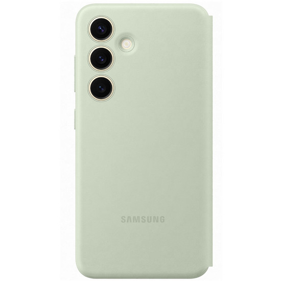 Galaxy S24 Case - Smart View Wallet Case Light Green