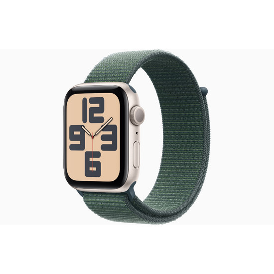 Watch SE GPS 40mm Starlight AC, Lake Green Sport Loop