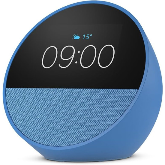 Amazon Echo Spot (2024)  Réveil connecté Bleu