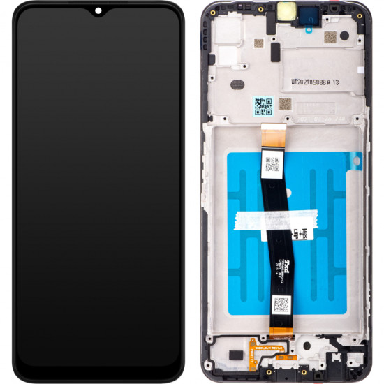 LCD Display Module  Samsung Galaxy A22 5G A226, Black avec chassis