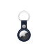Porte-clés en tissage fin AirTag  Bleu intense