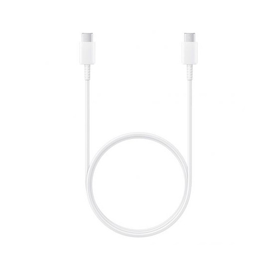 SAMSUNG Cable USB-C vers USB-C, 3A, 1m Blanc