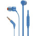 JBL Kit piétons Tune T110 intra-auriculaires jack 3,5 mm, Bleu