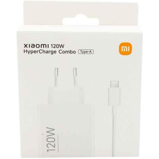 Xiaomi Chargeur 120W USB avec câble USB-C Blanc